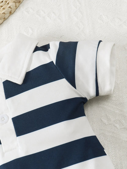 Summer Baby Boy 2PCS Romper Set