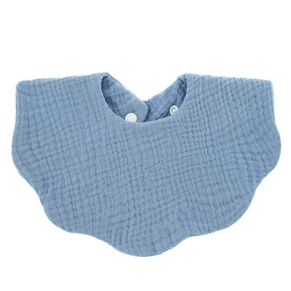 Cotton Baby Bandana Bib 5-Pack — Soft, Absorbent, Snap Closure