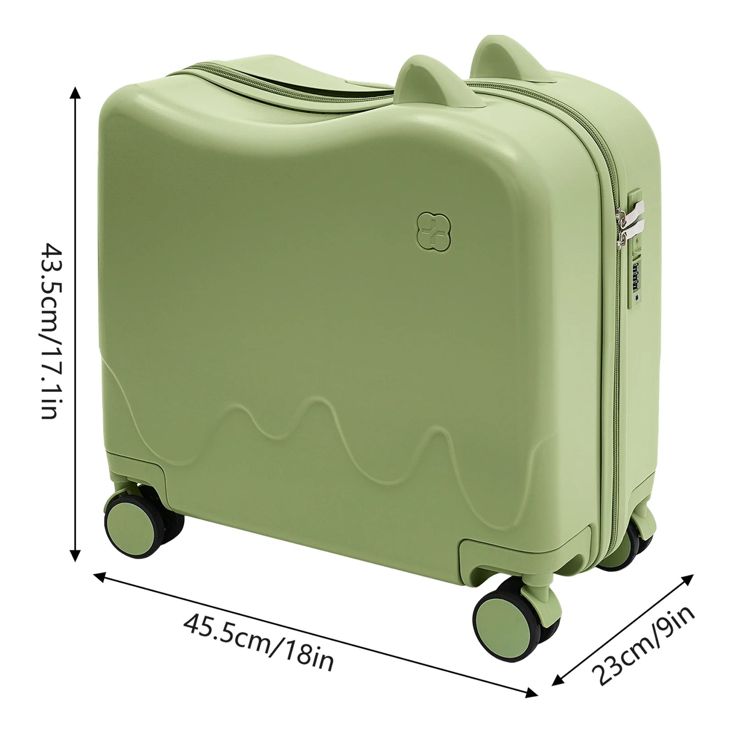 18-Inch Ride-On Kids Suitcase