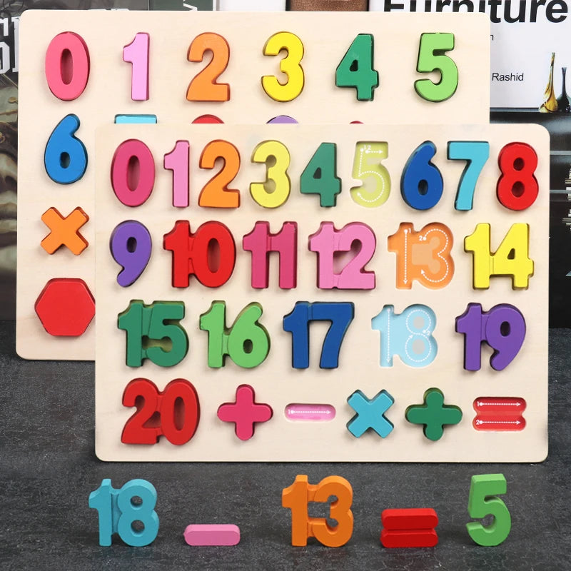 Wooden ABC Puzzle Board