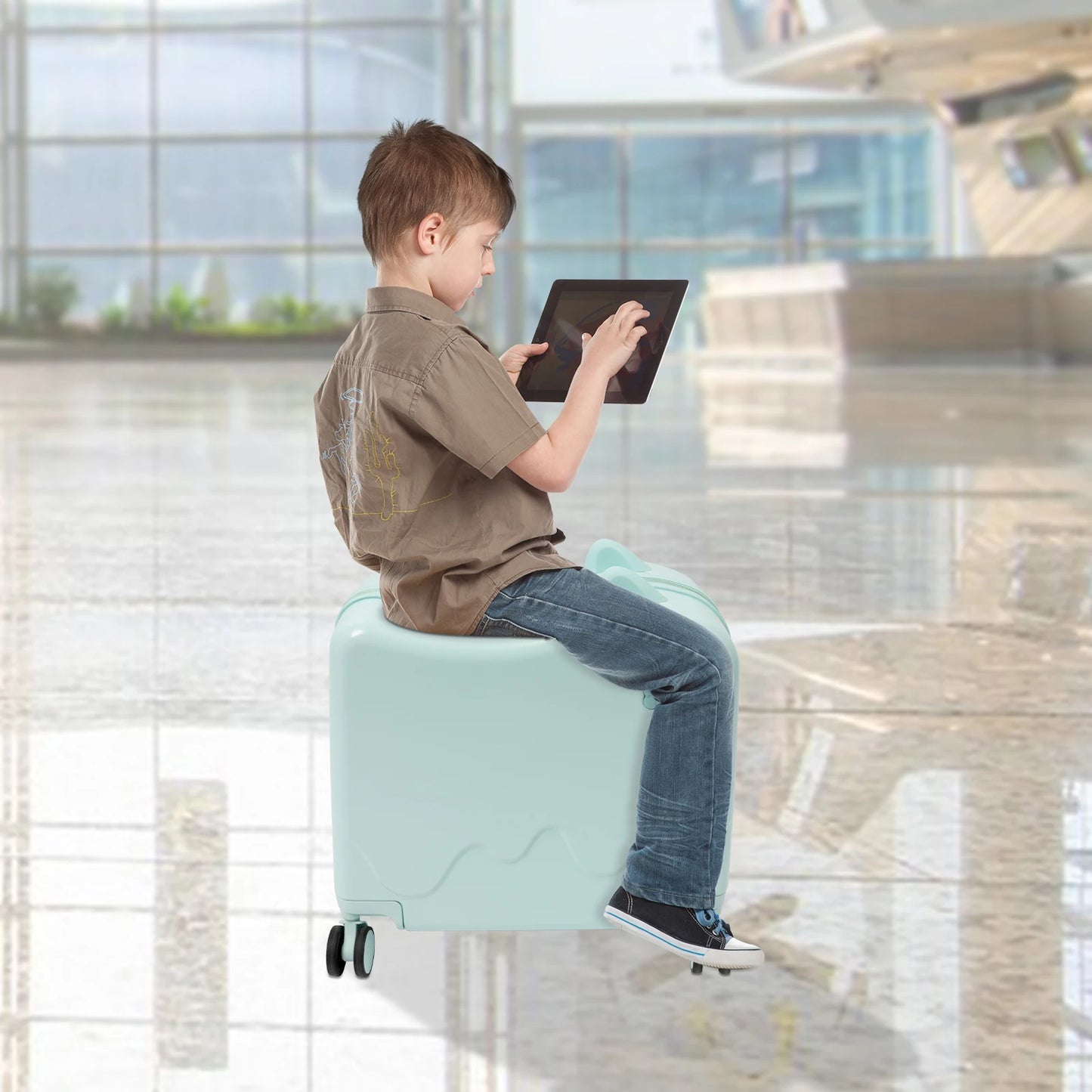 18-Inch Ride-On Kids Suitcase