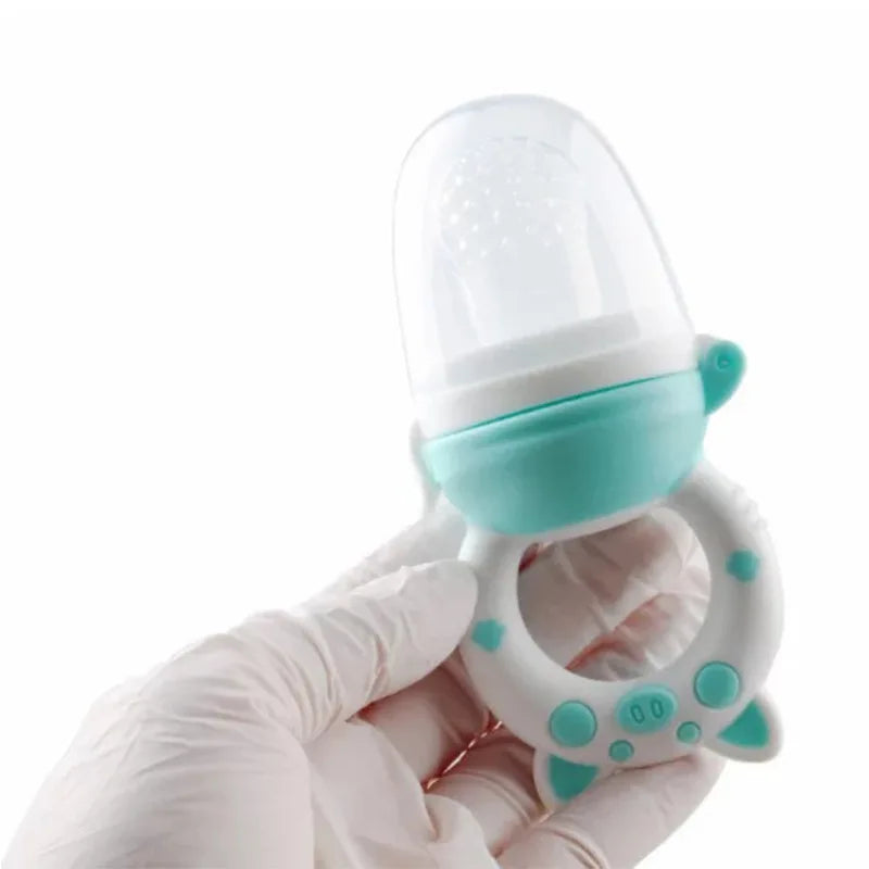 Silicone Baby Fruit Feeder Spoon