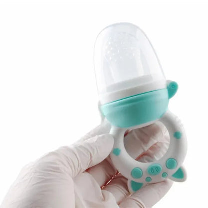 Silicone Baby Fruit Feeder Spoon