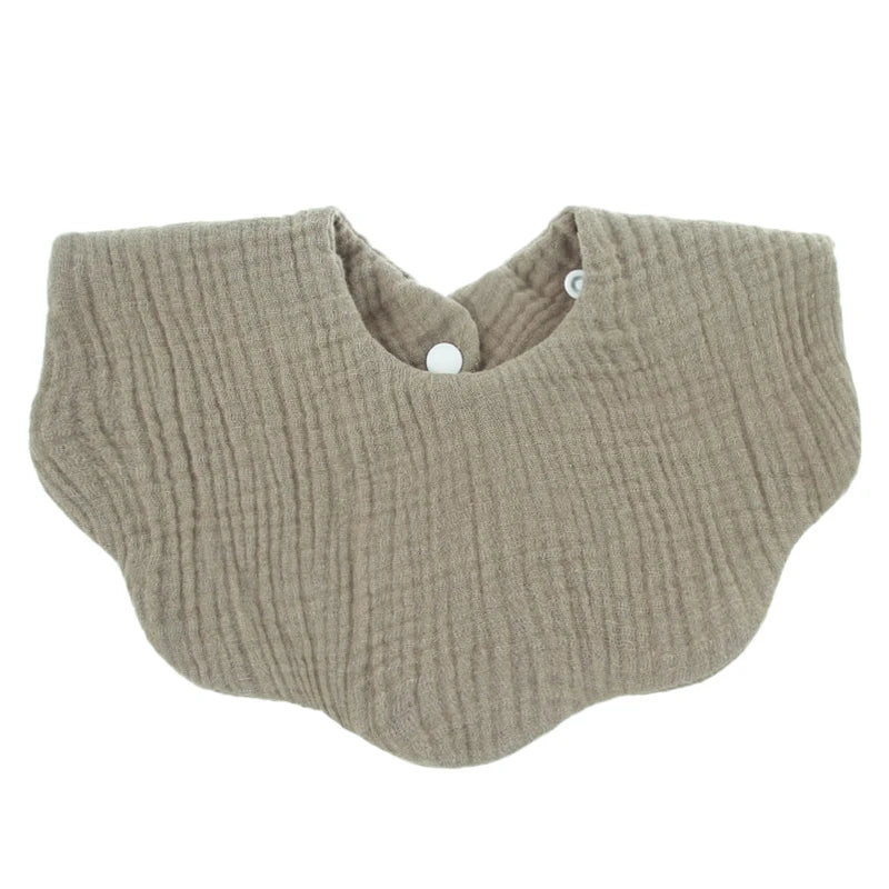 Cotton Baby Bandana Bib 5-Pack — Soft, Absorbent, Snap Closure