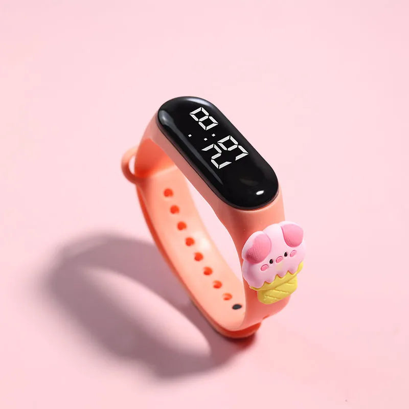 LED Kids Cartoon Watches