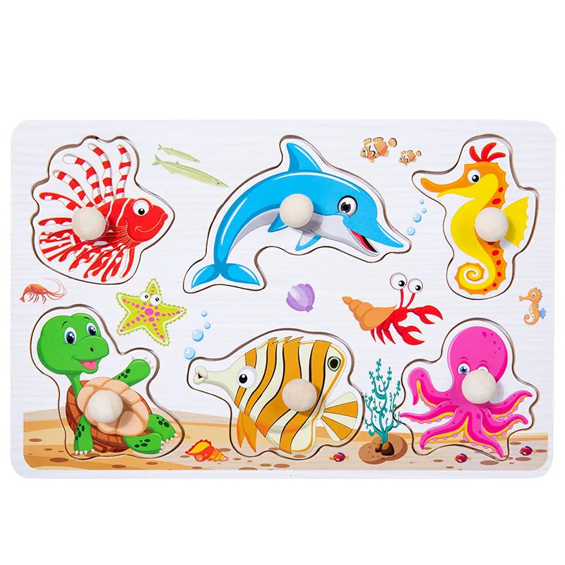 Wooden ABC Puzzle Board