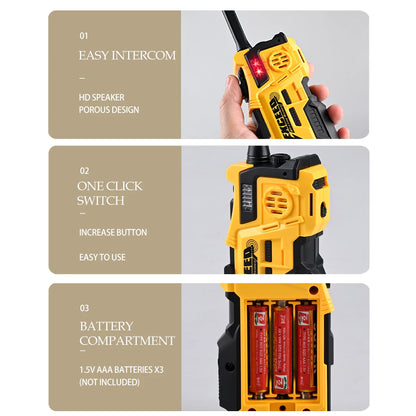 Kids Walkie Talkies 2-Pack | Long-Range Two-Way Radios for Outdoor Adventures