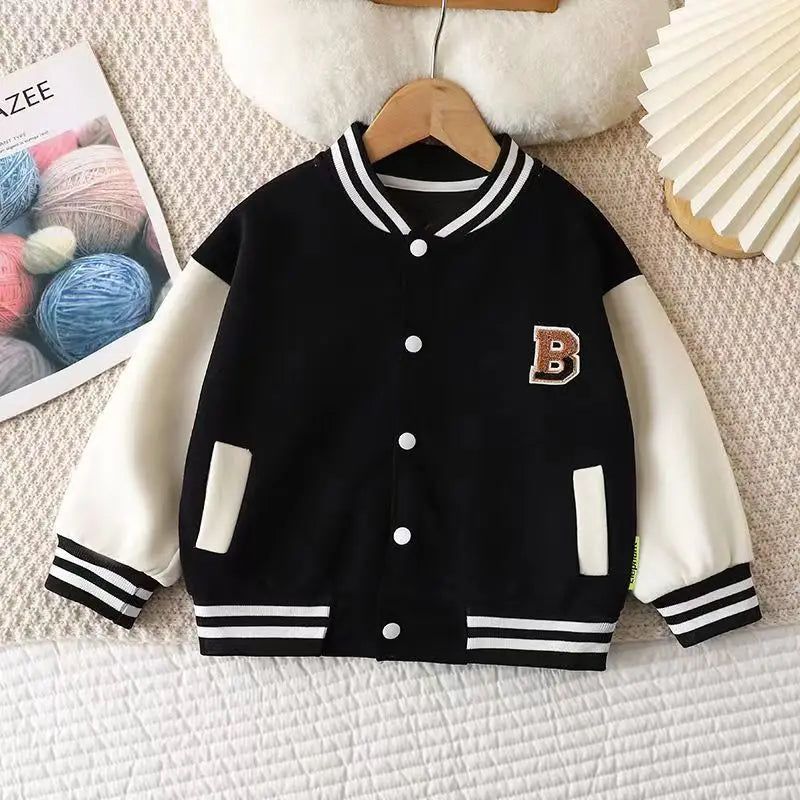 Boys Baseball Jacket Outerwear